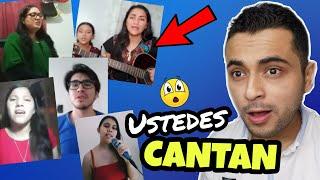 REACCIONANDO a mis SUSCRIPTORES CANTANDO | ESPECIAL 200K | David Canek