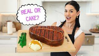 I MADE A REAL STEAK CAKE FOR MY HUSBAND! 