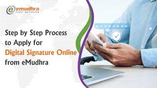 eMudhra Digital Signature Apply Online | eMudhra DSC Process  | Official