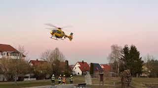 Großeinsatz in Offingen: Neun Verletzte durch defekt an Heizung? – Rettungshubschrauber im Einsatz