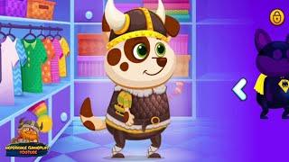 DUDDU My Virtual Pet Care Simulation Game like My Talking Tom and Friends Viking Outfit Game Part 2