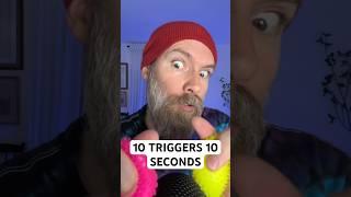 ASMR 10 triggers in 10 seconds (fast)