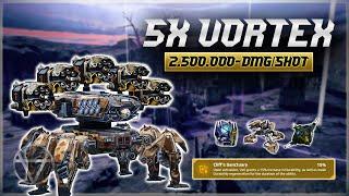 [WR]  2,500,000 DMG/Shot 5X VORTEX UE – Mk3 Gameplay | War Robots