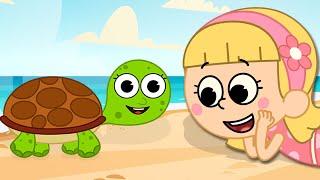 I Had A Little Turtle Song | Nursery Rhymes For Kids And Animal Songs