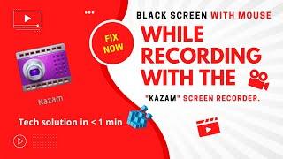 Black screen while recording with the "kazam" screen recorder |technorchid| error fix