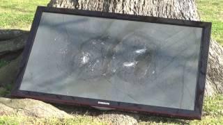 50in Samsung Plasma TV Destruction!