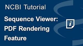 Sequence Viewer: PDF Rendering Feature