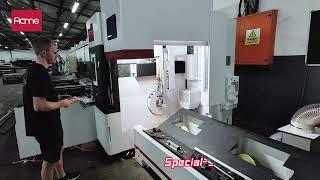 South Africa pipe laser cutting machine 6012DB #Acmelaser #lasercuttingmachine