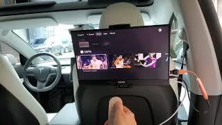 How to Make a Portable TV for the Rear Seat of Tesla Car