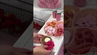 Decorate teenagers pink bath party #shorts #asmr #bathroom #party #teen #pink