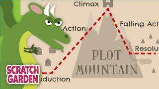 Plot Mountain! | The Plot Diagram Song | Scratch Garden