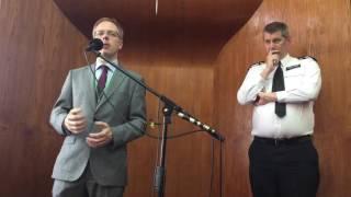 Islington council leader addressing at Finsbury Park Mosque