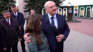 Пусть ангел-хранитель оберегает вас! // Лукашенко в Брагине