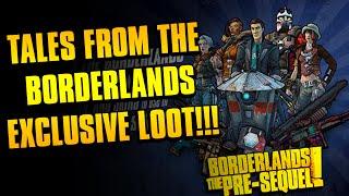 BORDERLANDS: The Pre-Sequel / New Exclusive Loot For Tales From The Borderlands Season Pass Owners!