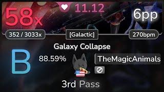 11.1⭐ TheMagicAnimals | Kurokotei - Galaxy Collapse [Galactic] 88.59% | 6pp 58 - osu!