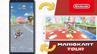 Mario Kart Tour - Race in portrait or landscape, your choice!