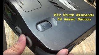 FixitSam: Stuck Nintendo 64 reset button (+ how I clean an N64)