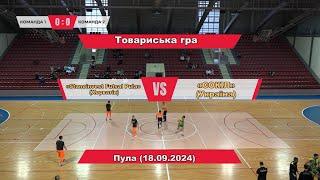 «Stanoinvest Futsal Pula» – «Sokil» – 3:3, Friendly game, Highlights (18.09.24)