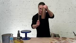 How to Paddle a Wheel-Thrown Bottle into a Lovely Oblong Shape | PAUL LINHARES