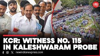 KCR deposes before Kaleshwaram project judicial commission