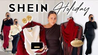 SHEIN HOLIDAY HAUL - Valentines & Holiday Outfit Ideas, Dresses, Accessories & New Years Looks!