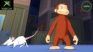 XEMU Xbox Emulator - Curious George Ingame / Gameplay (6f878ed)