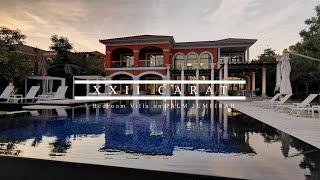 Emerald villa in XXII Carat on Palm Jumeirah Dubai. Detailed video tour of villa in 22 Carat