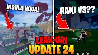 Mapa NOUA, Haki V3, Rasa Dragon???? Leak-uri din Update-ul 24! (Blox Fruits Romania Live)