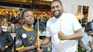 HERBERT MUKISA vs JAMAL IBRAHIM.   TIMBA XO INTERNATIONAL POOL CARNIVALRACE TO 9 IN 90 MINUTES.