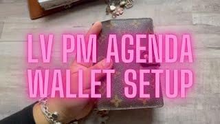 LV PM agenda wallet setup :)