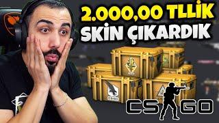 2.000,00 TL DEĞERİNDE SKİN ÇIKARDIK!! EKİPLE CS GO!! | Barış Can