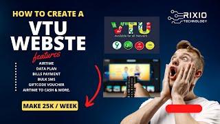 CREATE YOUR OWN VTU RECHARGE AND BILL PAYMENT WEBSITE IN LESS THAN 20MINS USING YOUR PHONE OR LAPTOP