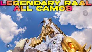 ALL CAMOS LEGENDARY RAAL LMG SEASONAL & COMPLETIONIST CODM S11 LEAKS 2024 COD MOBILE