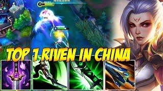 TOP 1 RIVEN IN CHINA WILD RIFT - YOU HAVE TO SEE THIS (OP)