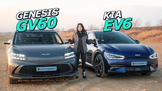 New 2023 Genesis GV60 Performance vs Kia EV6 Long Range "Best Electric Cars for Money?"