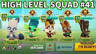 *Level 17,17,16,16,16* | Finn | Betsy | Jade | Lizzy | Nix | High Level Squad #41 | Zooba