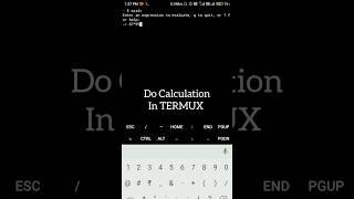 TERMUX = *CALCULATOR* 