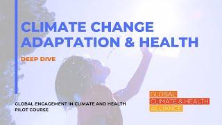 Climate Change Adaptation and Health - Deep Dive