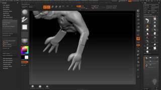 Введение в Zbrush Часть 2 : Создание базовой сетки - Dynamesh урок 14