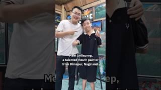 Talented Mouth Painter from Dimapur Nagaland- Imlisunep