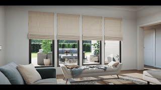 Smart Window Roller Blinds 3D Animation