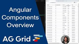 Angular Custom AG Grid Component Overview