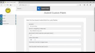 Upload custom patch to LP