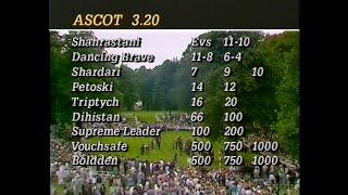 Dancing Brave The Rematch  BBC Extended Full Coverage 1986 King George at Ascot Racing Legend.