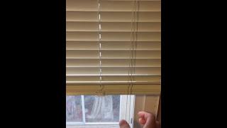 How to drop down blinds