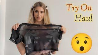 [4K] Transparent try on haul wet vs dry & Try on haul 2025  wet vs dry with holly Get ready with me