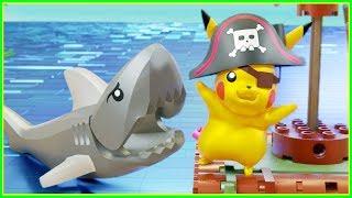 POKEMON PIRATES Shark Attack - LEGO pokemon episode