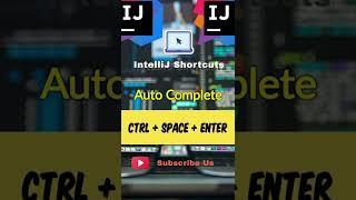 Top IntelliJ IDEA shortcuts 04