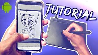 How To Make ANIMATIONS ON ANDROID Using a Drawing Tablet! (Gaomon S620)