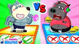 Wolfoo and Friends | Healthy Food vs Junk Food - Wolfoo Learns Healthy Habits For Kids